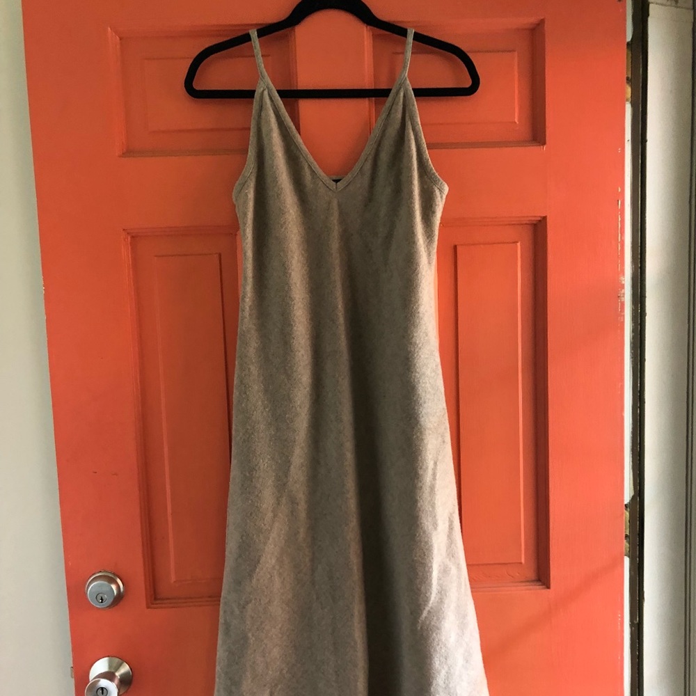 Taupe Elizabeth and James dress